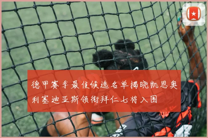 德甲赛季最佳候选名单揭晓凯恩奥利塞迪亚斯领衔拜仁七将入围
